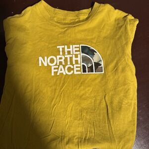 The North Face Boys Long Sleeve Pull Over Gold Size M/10